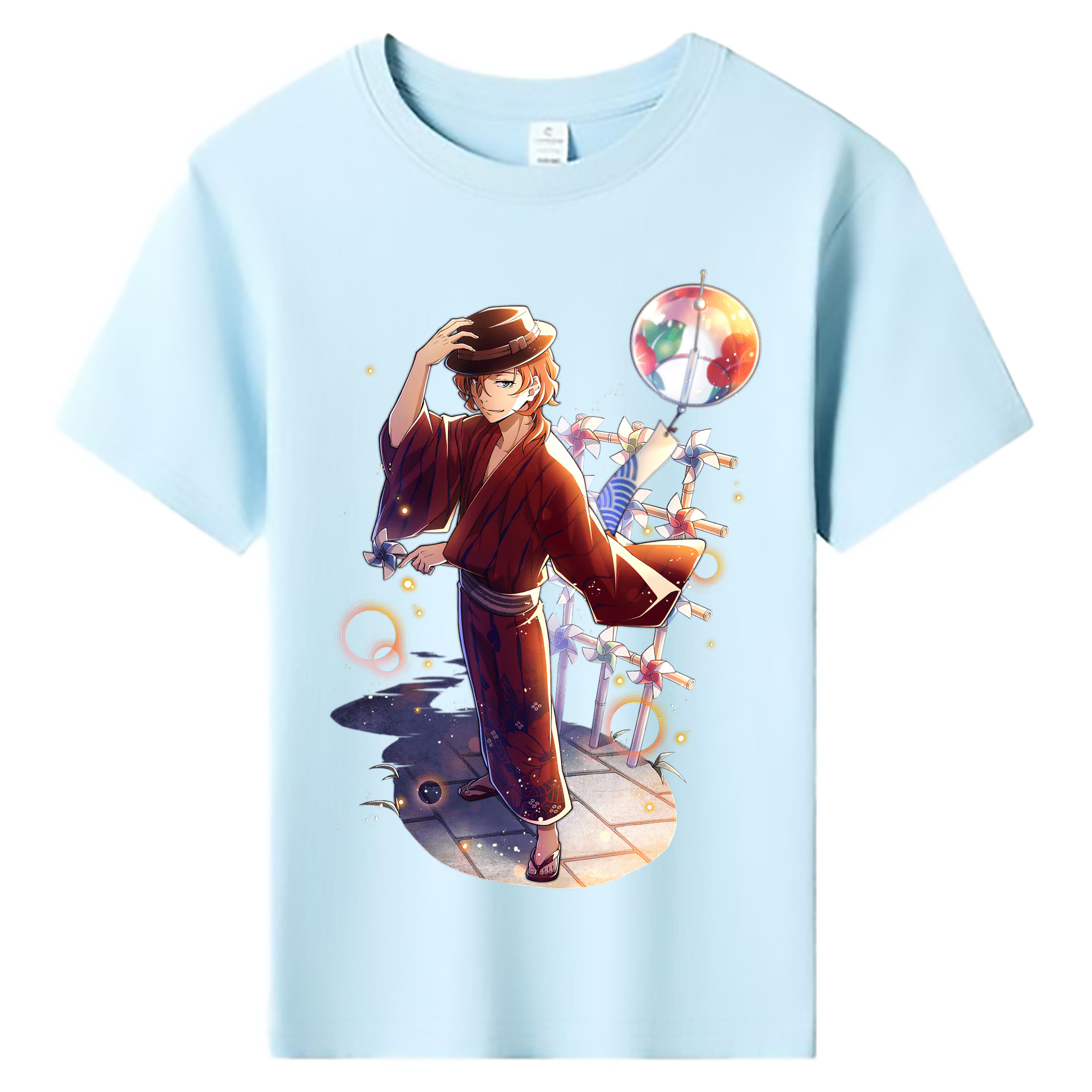 （画像用） 文豪ストレイドッグス Bungo Stray Dogs 綿100％キッズTシャツ（フロントプリント）